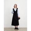 Elegant French Style Plus Size Faux Two-Piece Long Dress