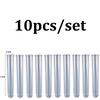 5pcs Plant Incubator for Hydroponic Flower Concrete Cement Plaster Resin Pot Clear Plastic Test Tubes Pot DIY Craft Making Tools