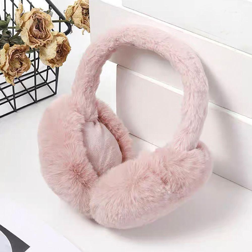 Skiing Female Outdoor Earflap Keep Warmer Adult Earcap Plush Earmuffs Ear Warmers Folding Ear Cover