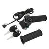 2 PCS Electric Bike Throttle Grip Kit Speed Control Grip with 4 Indicator Lights Cruising Function