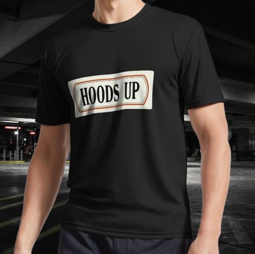 

Hoods Logo Active T-Shirt Funny Size S to 5XL S