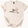 Mallard Duck Flying Graphic T Shirt Watercolor Bird Nature Lover Shirt Animal Art Tee Wildlife Illustration Shirt Outdoorsy Gift