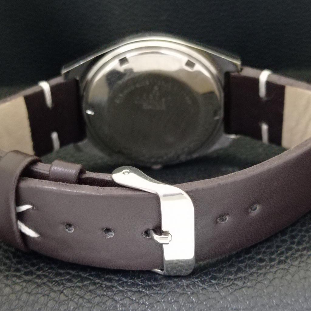 AUTOMATIC 6309A VINTAGE SEIKO 5 JAPAN MENS ARABIC RED COLOR DIAL WATCH A701589-5 R206b-a701589