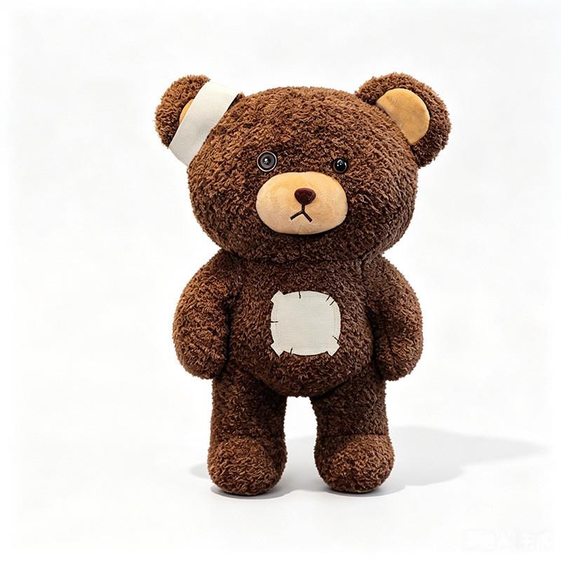 Classic Teddy Bear Plush Toy For Kids Birthday Gift With Super Soft Short Pile Fabric