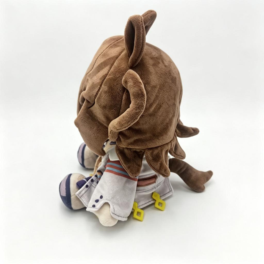 Uma Musume Plush Toy Brown Hair Little Girl Doll Cute Stuffed Animal Soft Pillow Collectible Gif