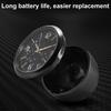 Small Car Clock Watch Glowing Accessories Stick On Car Vent Dashboard Clock For Travel Driving Commuting Touring Men Women