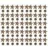 Star Shape Rivet Studs DIY Clothes Shoes Decoration Accessories with Screws 14mm