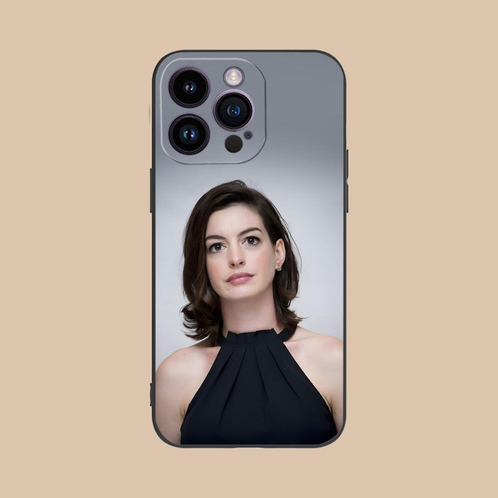 

Anne Hathaway Mobile Phone Case for iPhone 17 16 15 14 13 12 11 X XR XS 8 7 Air Pro Max Plus Mini Colorful Cover Luxury Cover iPhone 7 Plus