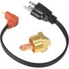 Engine Block Coolant Heater Kit replace for AR87167 suitable for John Deere 1025R 110 2210 2305 4210 445 X495 XUV Gator 850D 855D 855M 865E Tractors