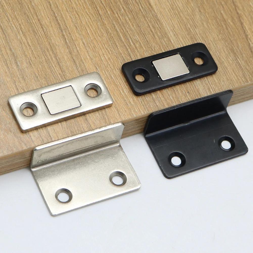 1-10 Stück Starke Magnetische Schrankverschlüsse Magnet Türstopper Verdeckter Türschließer mit Schraube für Schrank Schrank Möbelbeschläge