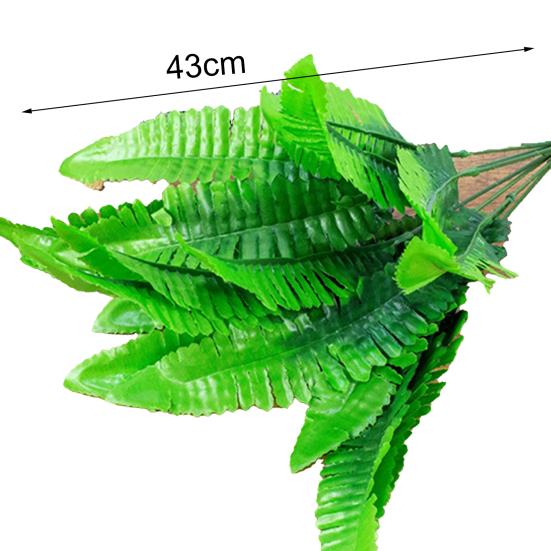 1Pc 7 Branches Home Office Party Decoration False Plant Artificial Fern Leaves