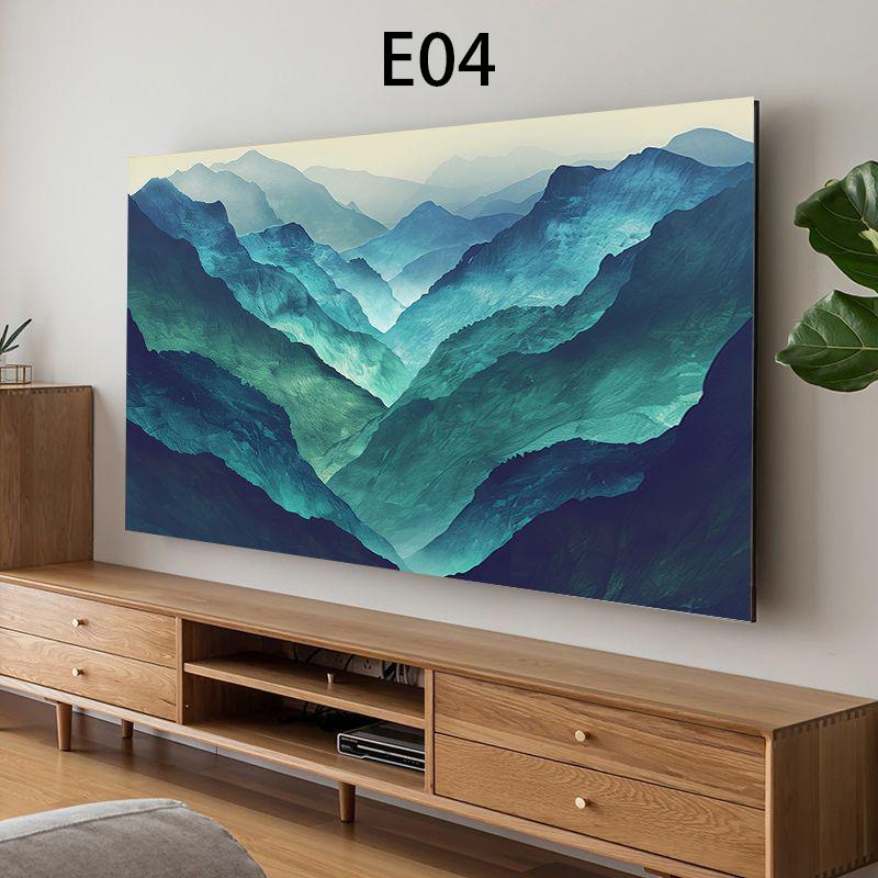 Universal Television LCD TV Hood Dust Cover Home Living Room Decor Printed TV Protector Case For 47/50/55/58/65/70/75//85 Inch