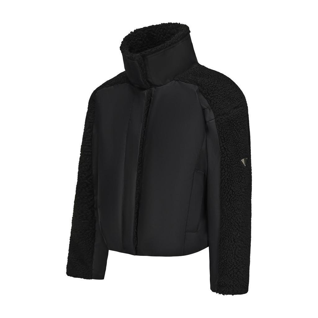 Women’s Plush Fleece Jackets Long Sleeves Lapel Zipper Short Coat Windproof Warm Bomber Jacket Loose Fit Outerwear Vintage Style Autumn Winter Tops