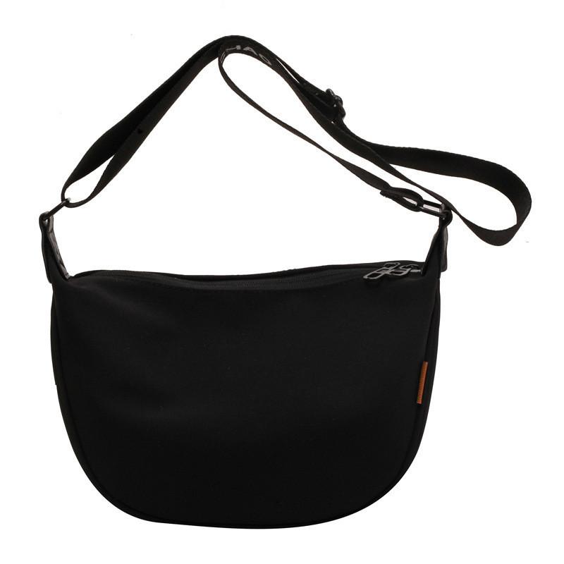 2023 New Urban Simple Canvas Dumpling Bag Women's Crossbody Bag Lightweight Small Shoulder Bag