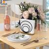 Napkin Holder, Countertop Napkin Organizer, Desktop Paper Dispenser with Wood Base, for Restaurants Cocktail Cookouts Bar Decor