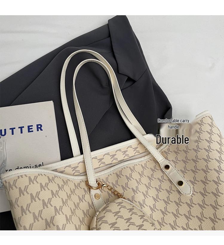 Retro Damen Tragetasche mit großem Fassungsvermögen - 2025 Modische lässige Pendler-Schultertasche