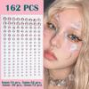 Acrylic Diamond Face & Eyebrow Stickers for Party Makeup and DIY.