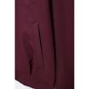 VAYLA Women Vintage Loose Lapel Jacket Burgundy Color Zipper Jacket New  Autumn Stylish Versatile Casual Jacket