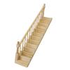 Doll House Stair Sturdy With Handrail Wood Handmade Doll Staircase for Home