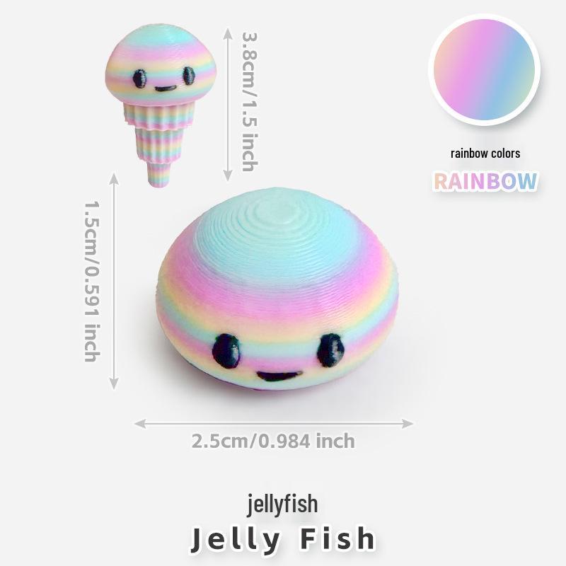 Colorful 3D Printed Small Animal Toys - Simulation Animal Models for Micro-Landscape Decoration