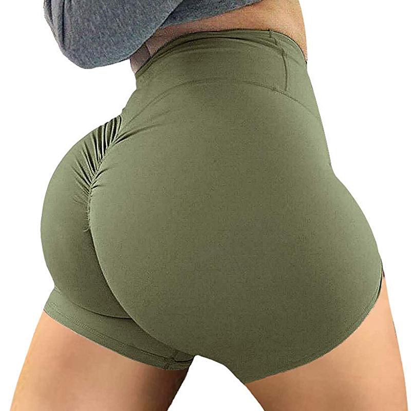 Workout Yoga Shorts,Womens High Waist Tummy Control Athletic Running Shorts Gym Fitness Exercise Short Panties