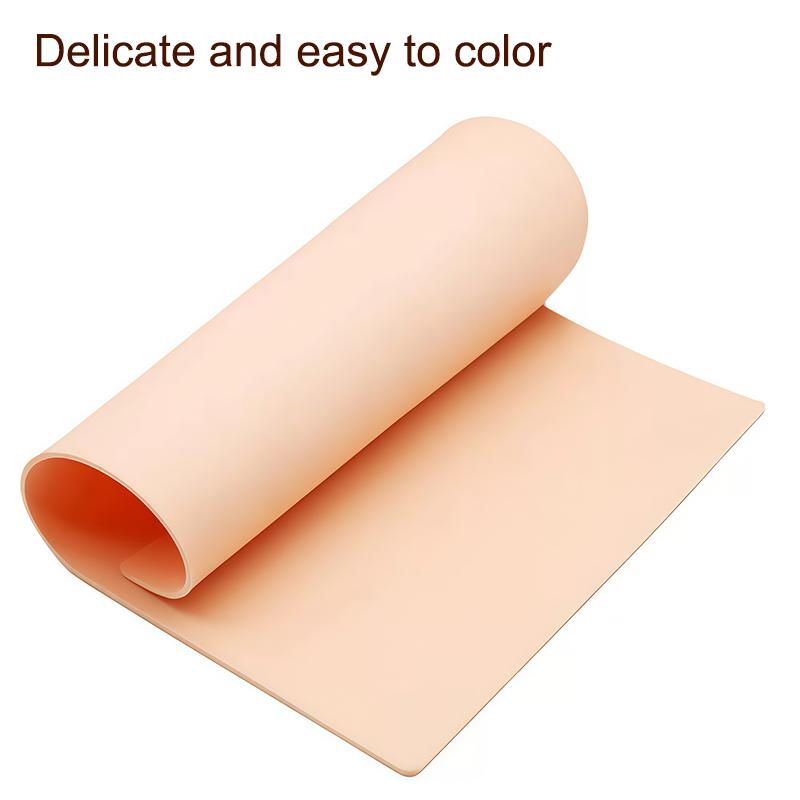 1/5/10 szt. Silikonowa Skóra do Ćwiczeń Tatuażu 1 mm Podwójna Sztuczna Skóra do Tatuażu Makijażu Permanentnego Materiały Treningowe dla Początkujących