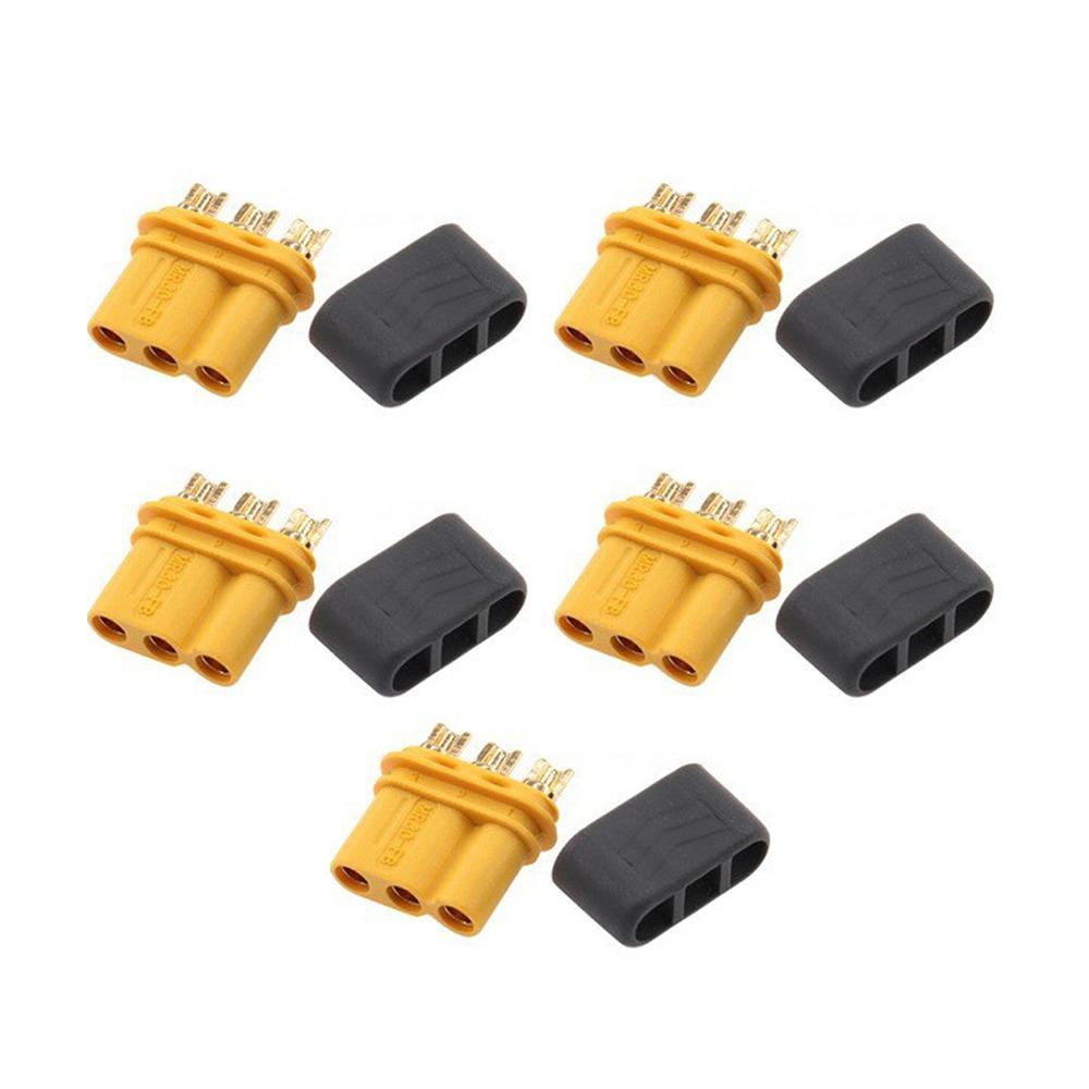 AMASS MR30 Stecker Gelb Schwarz Männlich Weiblich Stecker Neue MR30 Abdeckung für RC Flugzeug