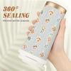 532ml Coffee Mug Vintage Floral Element Lanyard Insulated Cup Hot Cold Cup Leakproof Coffee Cup Car Cup Heat Proof Travel Cup