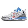 Jordan Spizike Slip Resistant Abrasion Resistant Low top Vintage Basketball Shoes Unisex Blue FQ1759-141(Team56-)