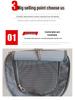 Portable Outdoor Pet Backpack: Large Capacity, Breathable Dog & Cat Bag