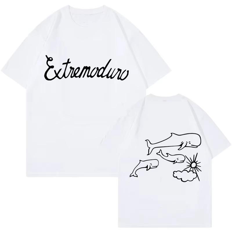 Unisex Fashion Rock Band Extremoduro Print Short Sleeve T Shirt Men Women Graphic Vintage TShirt Y2k Hip Hop Tees Tops Clothes