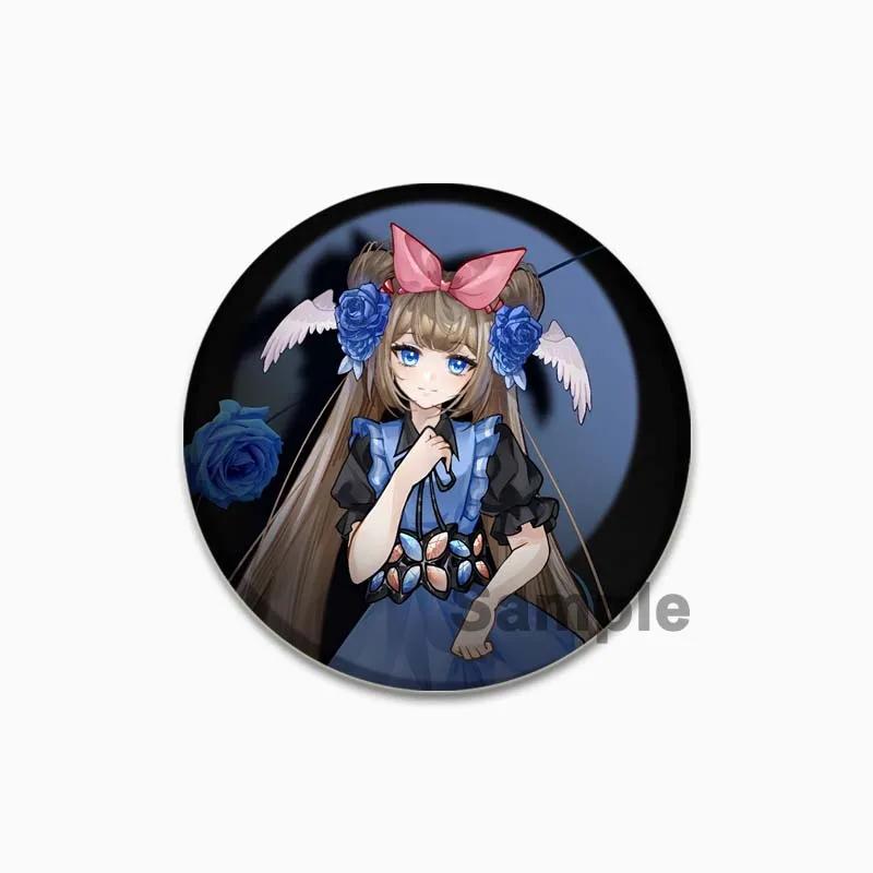 32/44/58mm Electronic Role Playing Games Badge Spathodea Ezra Desert Flannel Brooches Handmade Lapel Pins for Clothes Hat Backpack Jewelry