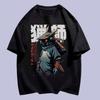 T-shirt Anime Surdimensionné - Chemise Streetwear Harajaku Baggy