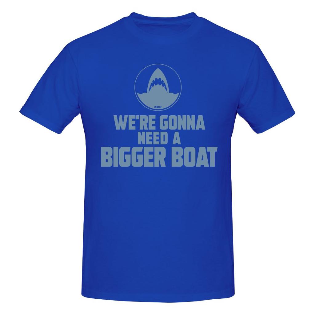 Funny Jaws Movie Were Gonna Need A Bigger Boat Unisexs Printed Tshirt Unisex T Shirtt Shirts