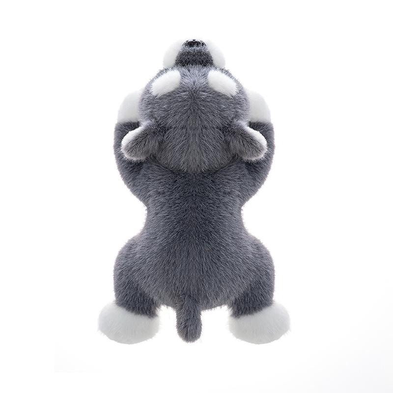 Cute Schnauzer Doll Plush Toy Girl Sleeps with Doll Warm Heart To Accompany Girlfriend Birthday Gift