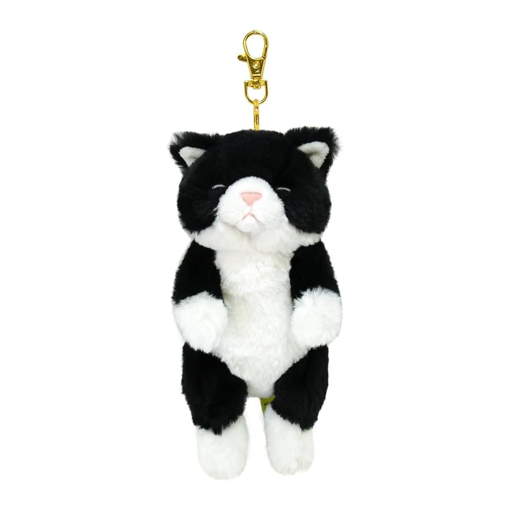 Sanlemon Hizaneko Suyasuya Cat Keychain Bag Charm 8x10x24cm Cute Animal Accessory