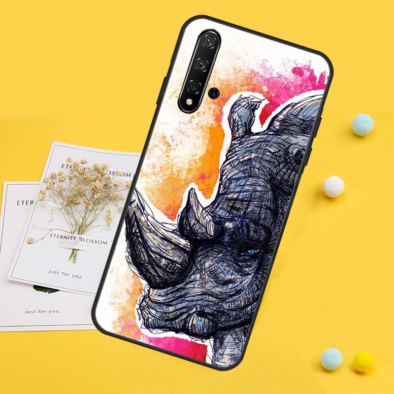 Rough Rhinoceros Rhino Beast For Huawei Nova Y70 Y90 Y60 Y72 Y61 Y91 12s 12i 11i 7i 8i 9 10 SE P60 Pro P30 P40 Lite Case
