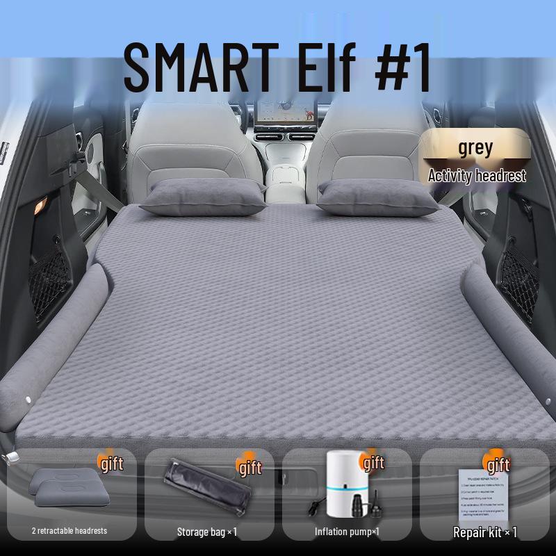 "Smart Elf #1 Car Mattress: Trunk, Rear Seat Inflatable Sleeping Mat, Air Mattress for Smart One Car"