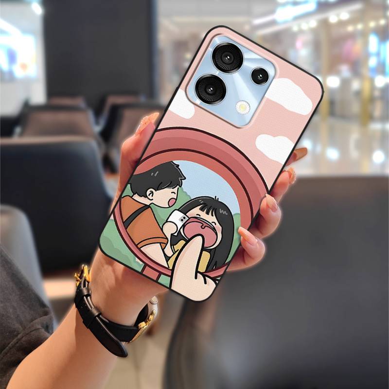 Trwałe Urocze Etui na Telefon Dla UMIDIGI G9 5G/G9C/G9T/G9A/Note90/90C/90A TPU Graffiti Ochronny Tylny Pokrowiec Wodoodporny