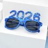 2026 Číslo Okuliare Šťastný Rok Okuliare Diamantové Trblietavé Slnečné Okuliare Cosplay Rekvizita Vianočná Párty Dekorácia Smiešne Okuliare