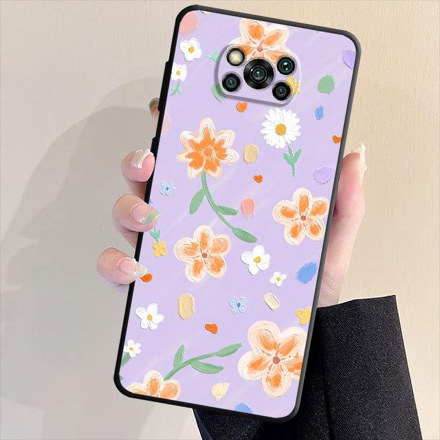 

Матовый силиконовый чехол для телефона Samsung Galaxy Note 20 Ultra 10 Plus 8 9 S23 S20 S21 S22 Note 10 Lite с мультяшным цветком Samsung Note 8