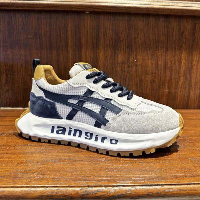 Neue Forrest Gump Schuhe Plateau-Erhöhungsschuhe Frühling und Sommer Atmungsaktiv und bequem Sport und Freizeit Papa-Schuhe