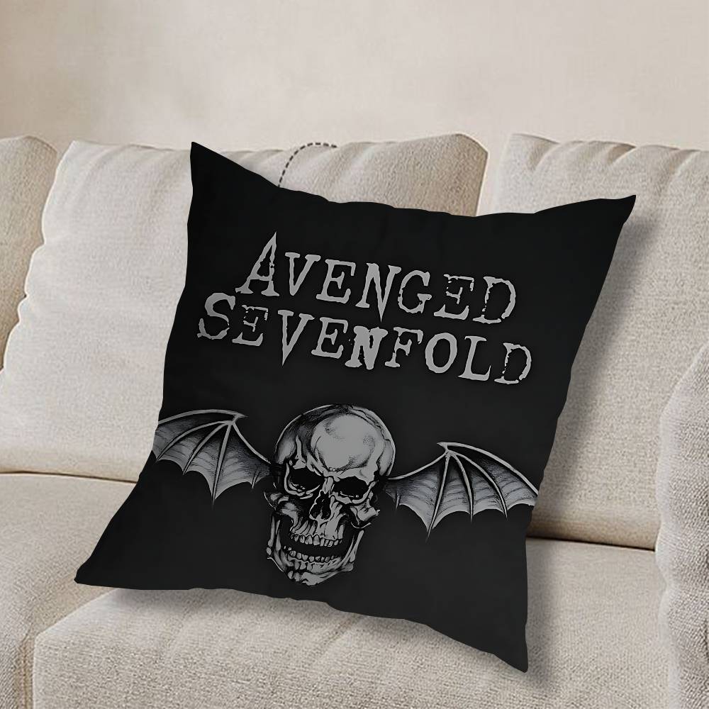 Cool A7X A-Avenged Sevenfold Pillow Case Pillow Case Living Room Sofa Cushion Cover Suitable For Home Bedroom Room Decoration