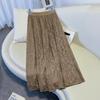 Spring 2026 Women's High Waist Lace Jacquard Skirt - Slimming, Petite, Temperament Princess Design