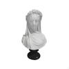 Veiled Lady Bust Statue Art Collection Resin White Figures Birthday Gift Gothic Unique for Festival