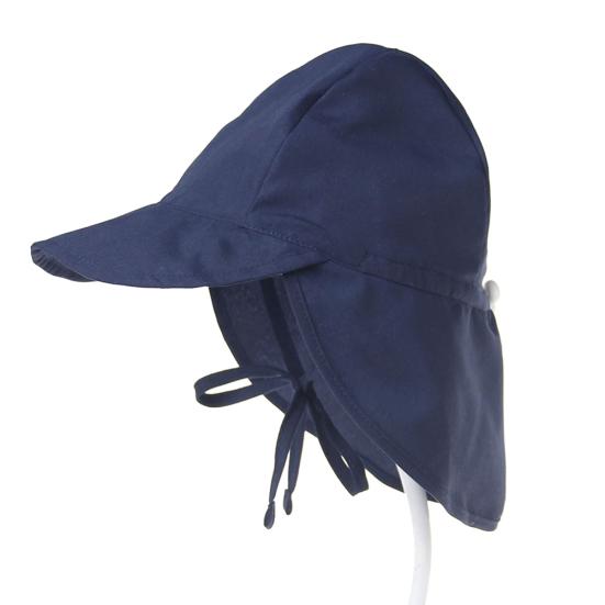 Outdoor Kinder Baby Hals Ohrenschützer Breite Krempe Anti-UV Sonnenschutz Klappe Kappe Hut