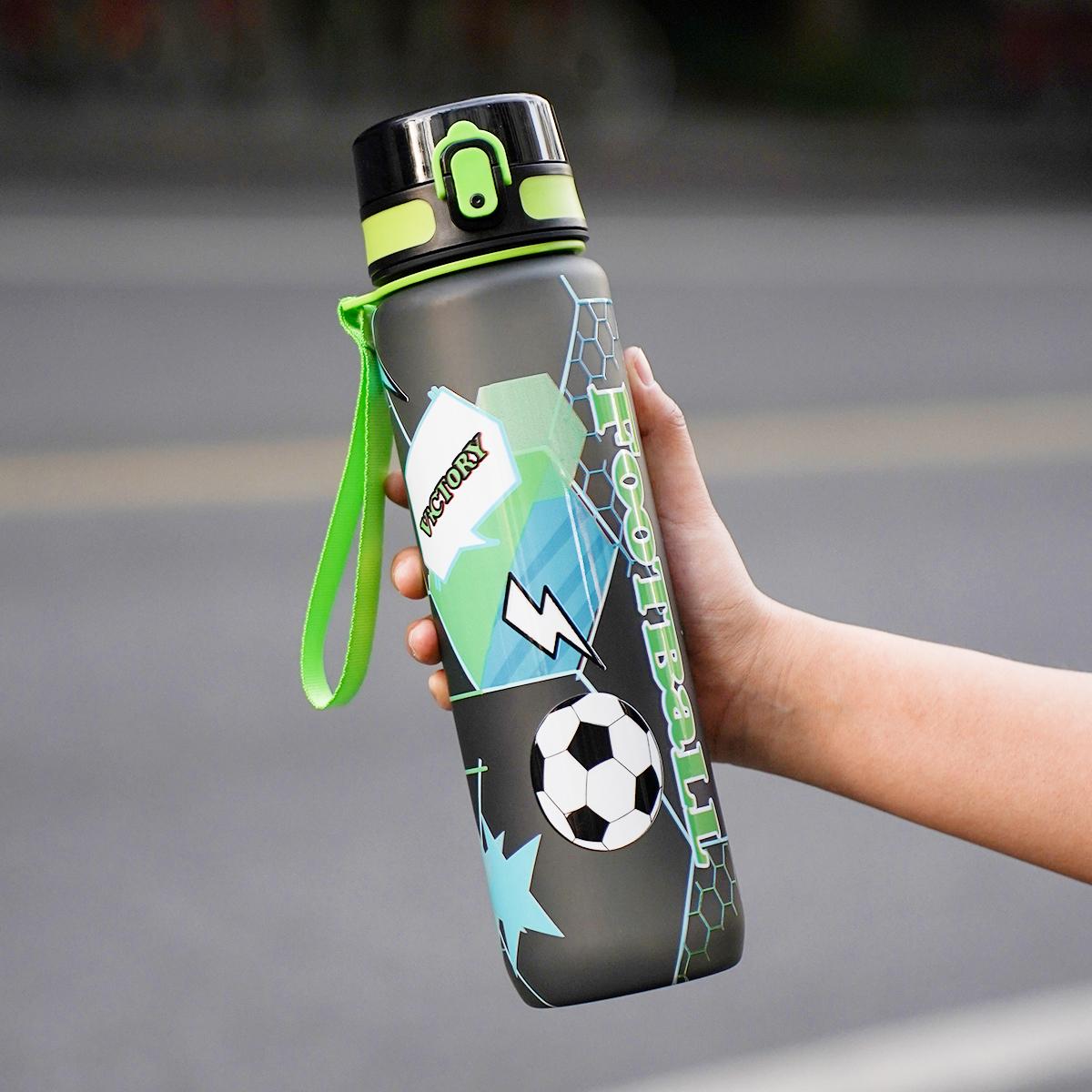 Large Capacity Transparent Plastic Water Bottle 750ml-1000ml 1pc Sports Outdoor Travel Holiday Gift Suitable 750ml зелёный