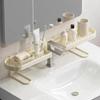 Bathroom Storage Rack Water Drainage Mesh Kitchen Organizer Rack Rustproof No-Drill Faucet Storage Shelf