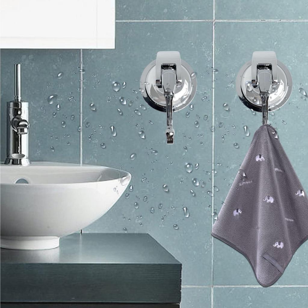 Hooks Up Hooks Suction Cup Hooks for Shower Heavy Duty Vacuum Suction Shower Hooks Window Glass Kitchen Bathroom Hooks Reusable