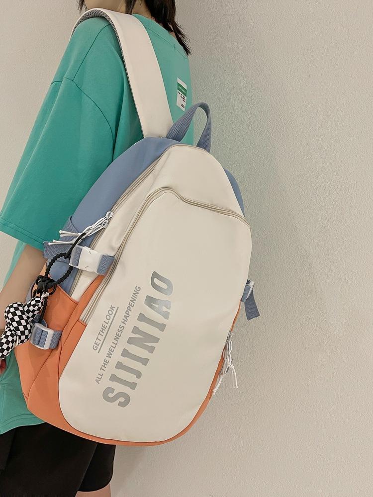 Schoolbag Korean version of the new schoolbag female high school students Japanese simple junior high school students backpack male junior high school